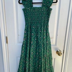 NWT Hill House Home Ellie Emerald Trellis